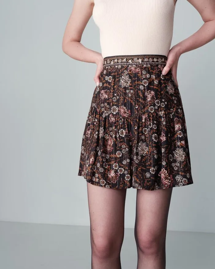 Grace and Mila Short Skirts SKIRT NOIR NOUGAT 8211 Shop