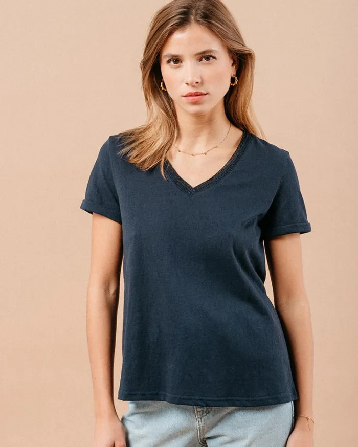 Grace and Mila ShortSleeves Tshirts TSHIRT MARINE MANUEL 8211 Shop