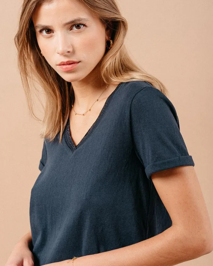Grace and Mila ShortSleeves Tshirts TSHIRT MARINE MANUEL 8211 Shop