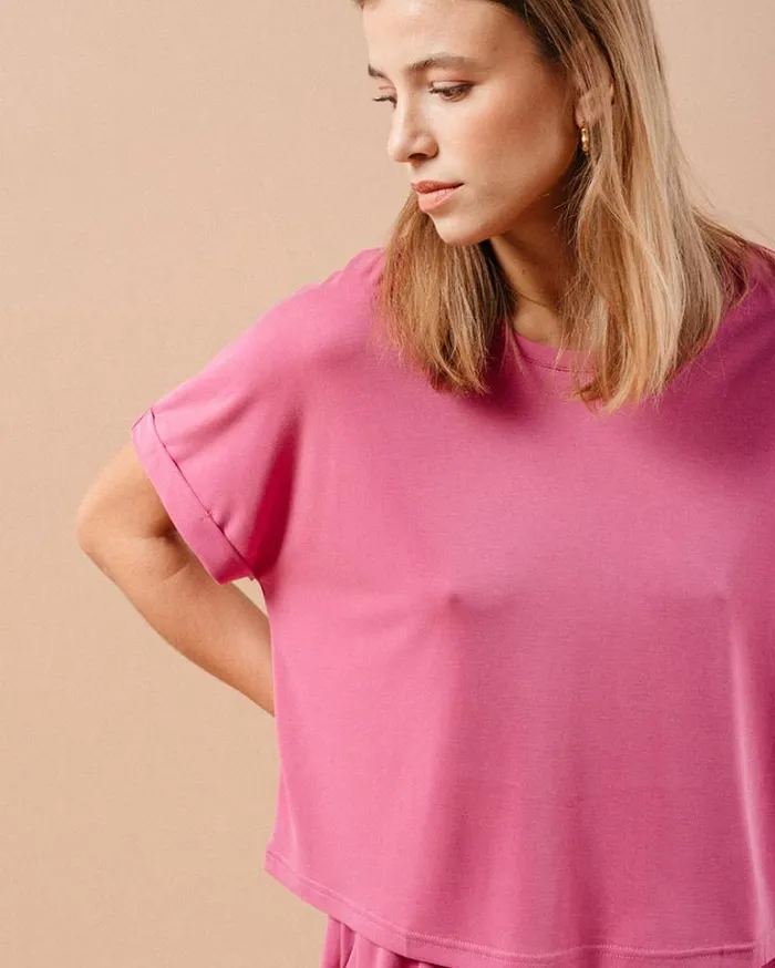 Grace and Mila ShortSleeves Tshirts TSHIRT PIVOINE MAMA 8211 Shop