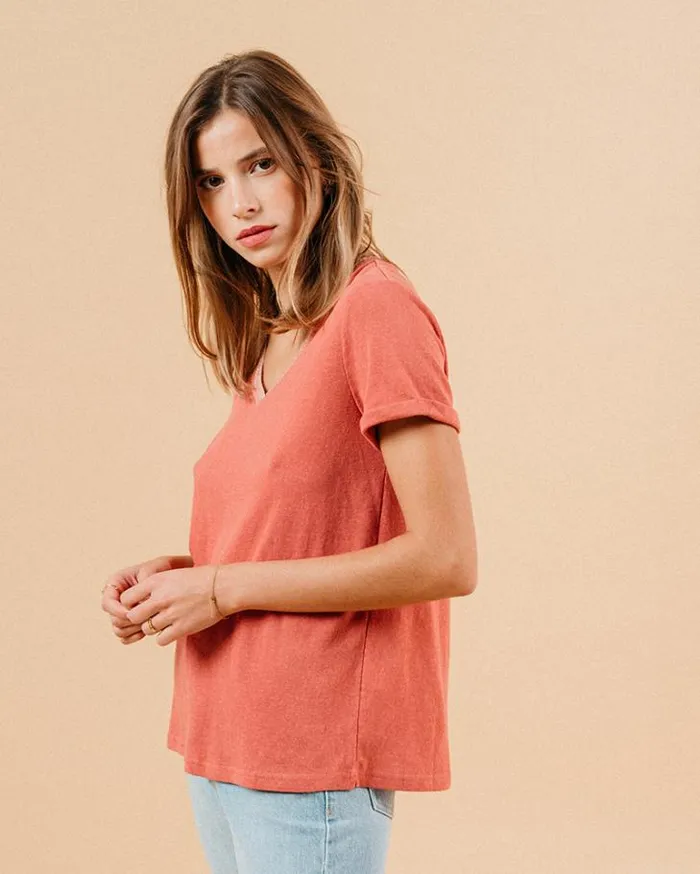 Grace and Mila ShortSleeves Tshirts TSHIRT ROSE MANUEL 8211 Shop