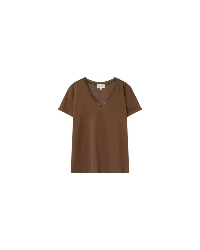 Grace and Mila ShortSleeves Tshirts TEESHIRT CHOCOLAT NOA 8211 Shop