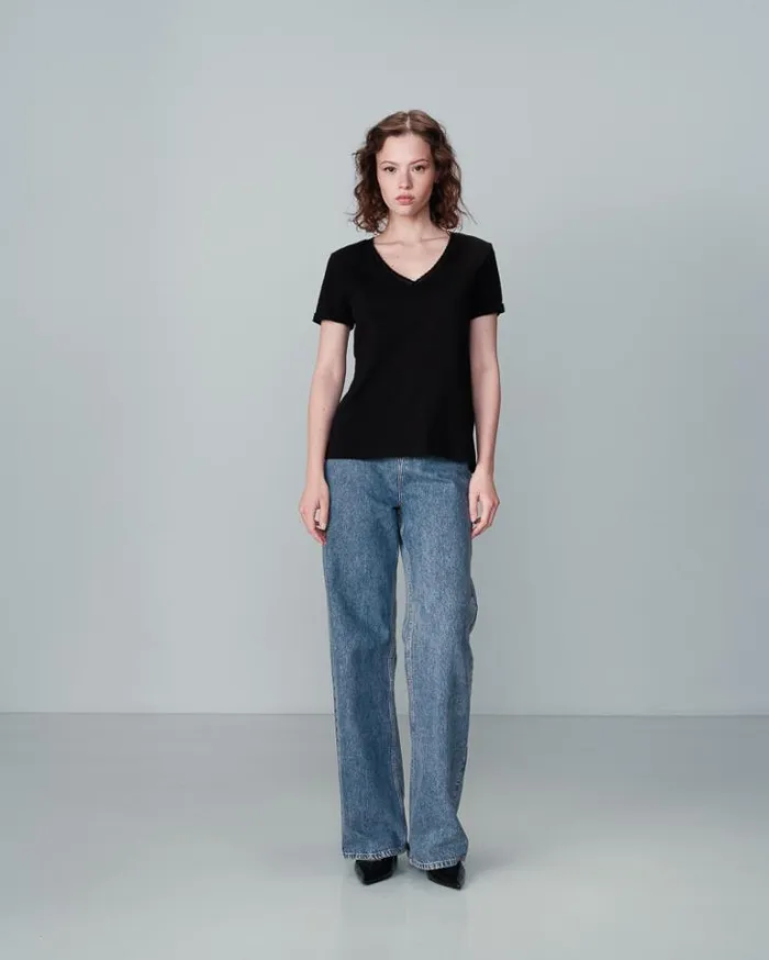 Grace and Mila ShortSleeves Tshirts TEESHIRT NOIR NOA 8211 Shop