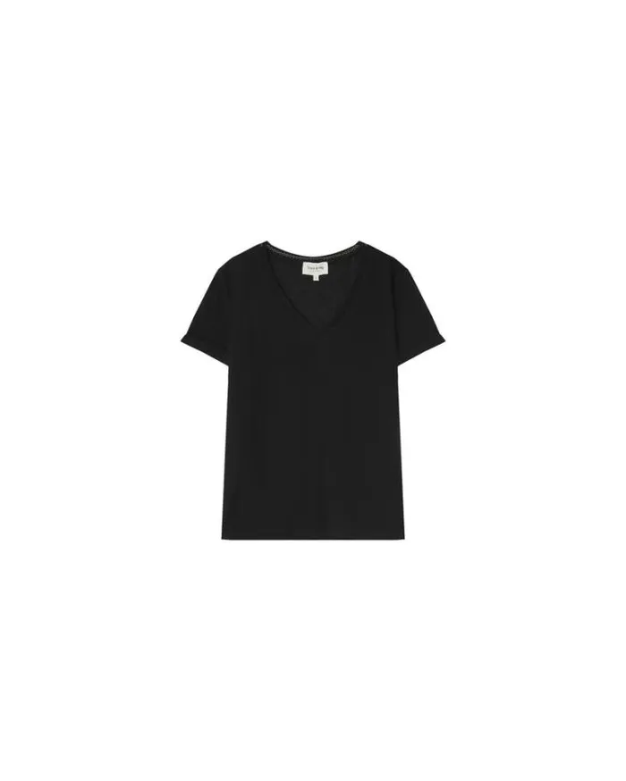 Grace and Mila ShortSleeves Tshirts TEESHIRT NOIR NOA 8211 Shop