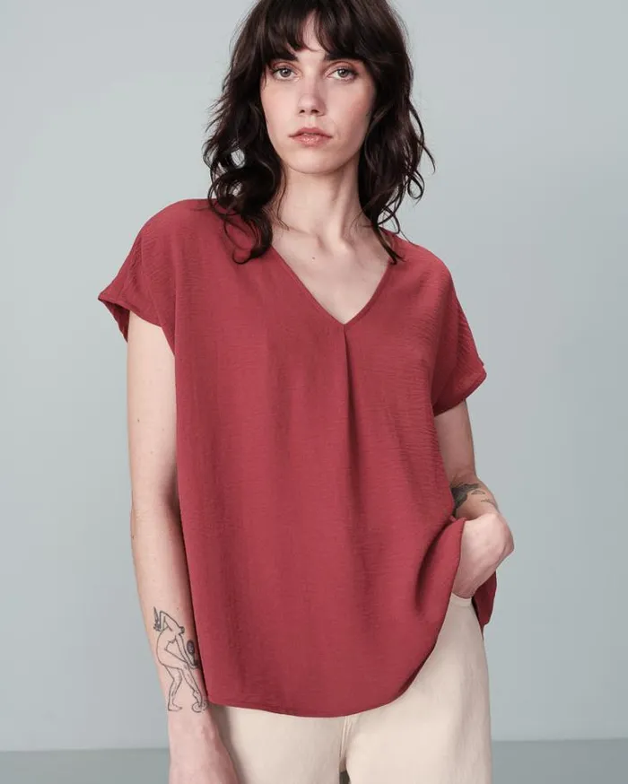 Grace and Mila ShortSleeves Tshirts TOP BLUSH NICELY 8211 Shop