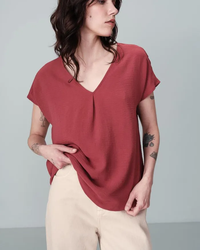 Grace and Mila ShortSleeves Tshirts TOP BLUSH NICELY 8211 Shop