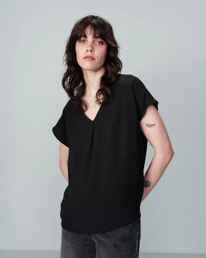 Grace and Mila ShortSleeves Tshirts TOP NOIR NICELY 8211 Shop