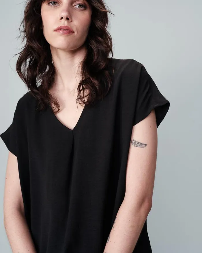 Grace and Mila ShortSleeves Tshirts TOP NOIR NICELY 8211 Shop