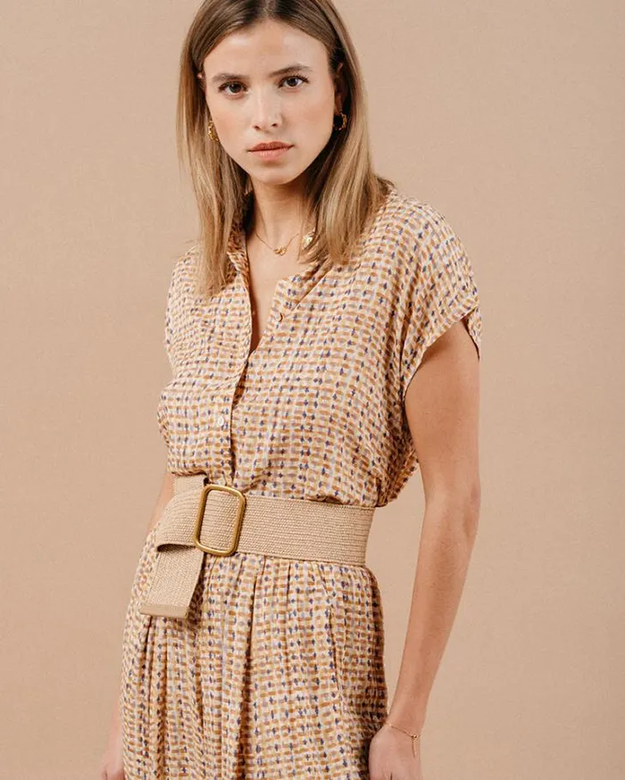 Grace and Mila Shortsleeves Shirts SHIRT BLEU MATRIOCHKA 8211 Shop