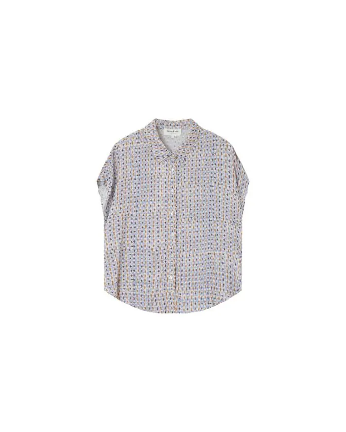 Grace and Mila Shortsleeves Shirts SHIRT BLEU MATRIOCHKA 8211 Shop
