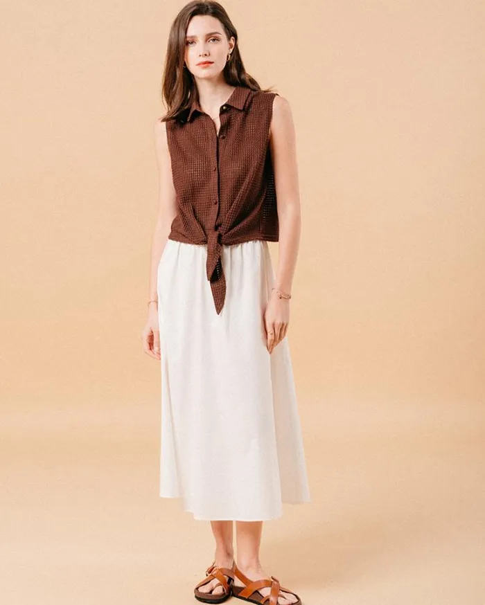 Grace and Mila Shortsleeves Shirts SHIRT CHOCOLAT MIKE 8211 Shop