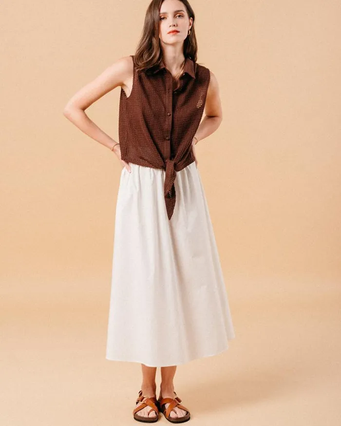 Grace and Mila Shortsleeves Shirts SHIRT CHOCOLAT MIKE 8211 Shop