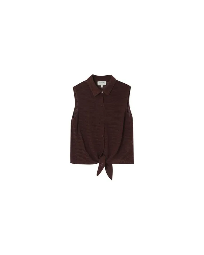 Grace and Mila Shortsleeves Shirts SHIRT CHOCOLAT MIKE 8211 Shop