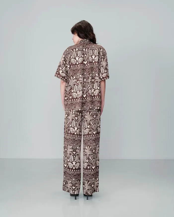 Grace and Mila Shortsleeves Shirts SHIRT CHOCOLAT NELITA 8211 Shop
