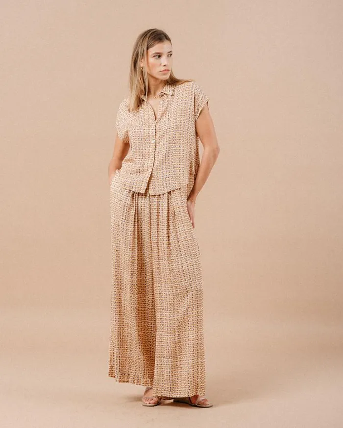 Grace and Mila Shortsleeves Shirts SHIRT OCRE MATRIOCHKA 8211 Shop