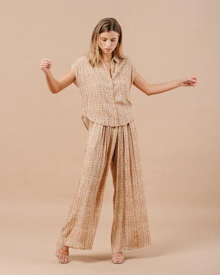 Grace and Mila Shortsleeves Shirts SHIRT OCRE MATRIOCHKA 8211 Shop
