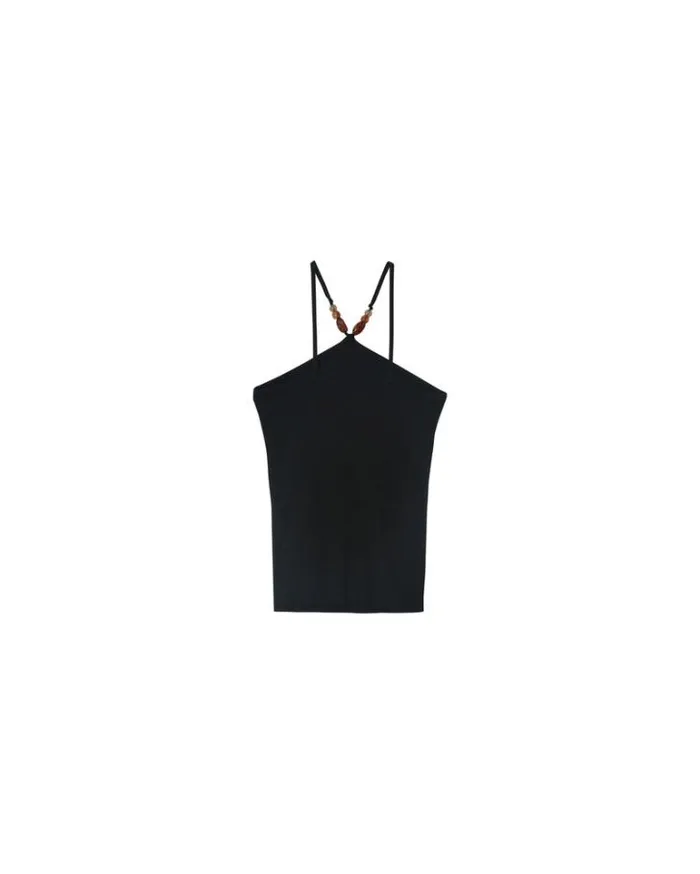 Grace and Mila Sleeveless Tops TOP NOIR MUFFIN 8211 Shop
