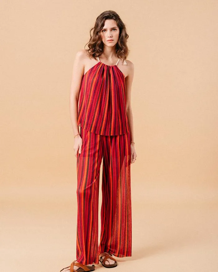 Grace and Mila Sleeveless Tops WOVEN TOP MULTICO MERCI 8211 Shop