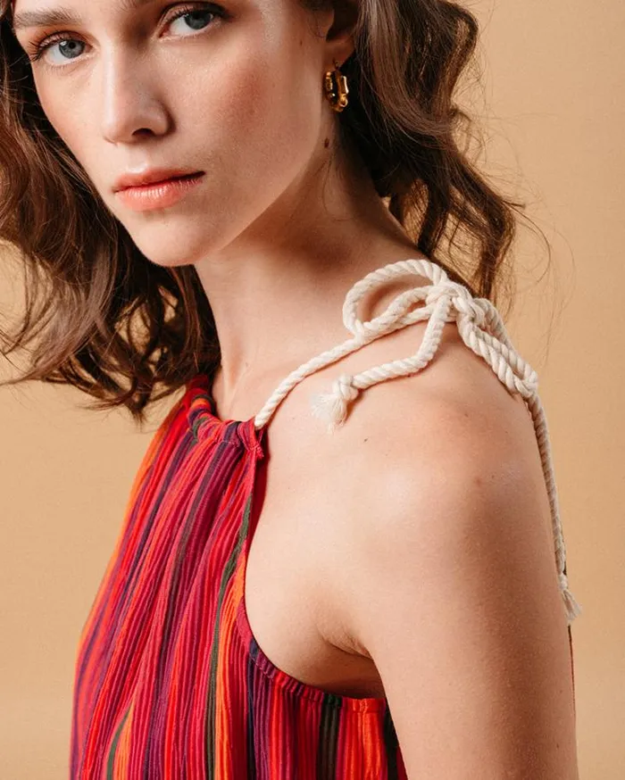 Grace and Mila Sleeveless Tops WOVEN TOP MULTICO MERCI 8211 Shop