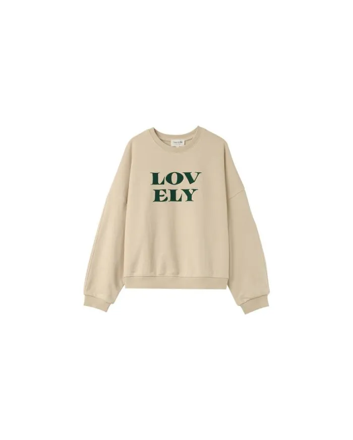 Grace and Mila Sweatshirts SWEAT SHIRT BEIGE NIGEL 8211 Shop
