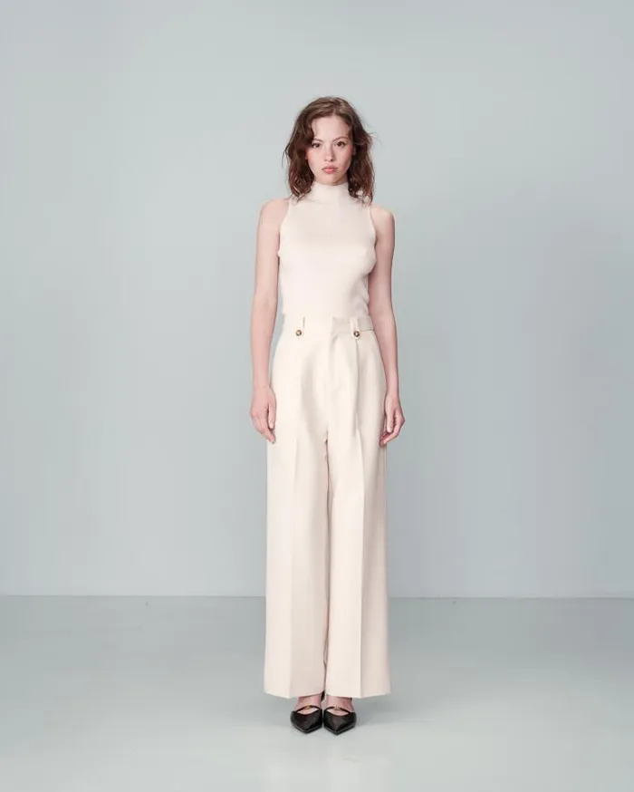 Grace and Mila Tailored Trousers TROUSERS ECRU NILAY 8211 Shop