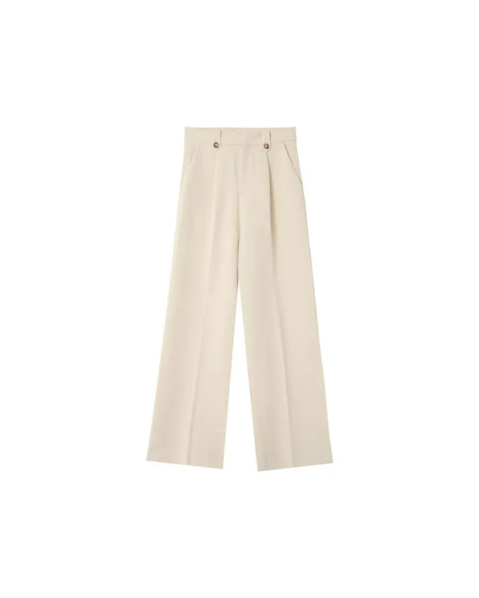 Grace and Mila Tailored Trousers TROUSERS ECRU NILAY 8211 Shop