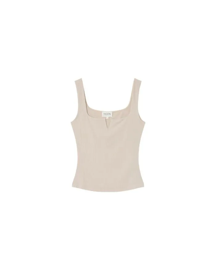 Grace and Mila Tank Tops TSHIRT BEIGE MARCEL 8211 Shop