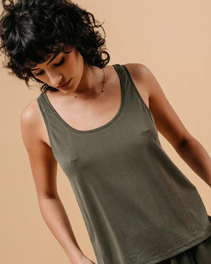 Grace and Mila Tank Tops TSHIRT KAKI MANIAC 8211 Shop