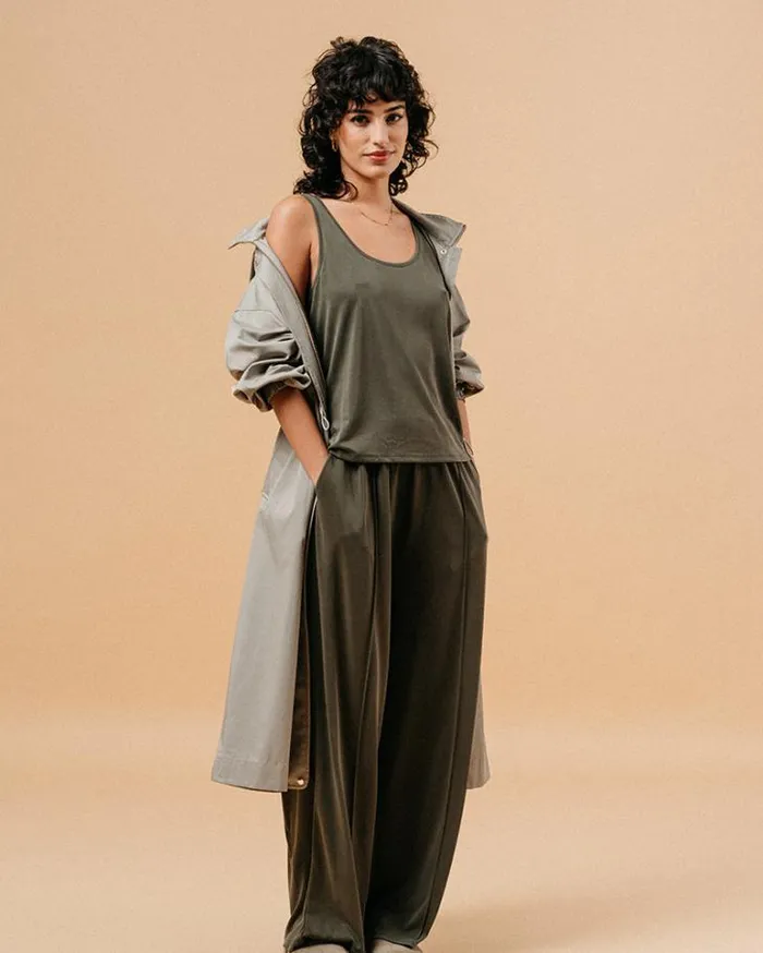 Grace and Mila Tank Tops TSHIRT KAKI MANIAC 8211 Shop