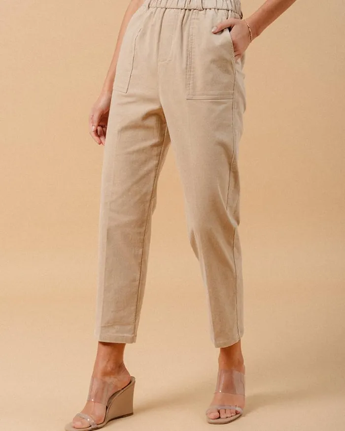 Grace and Mila Velvet Trousers TROUSERS BEIGE MANDALA 8211 Shop