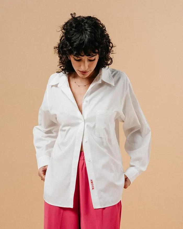 Grace and Mila White Shirts SHIRT ECRU MAUPASSANT 8211 Shop