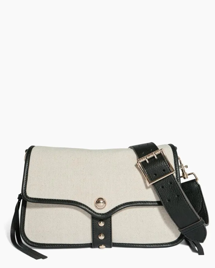 Great Escape Crossbody Canvas Black Women Aimee Kestenberg Crossbody Bags