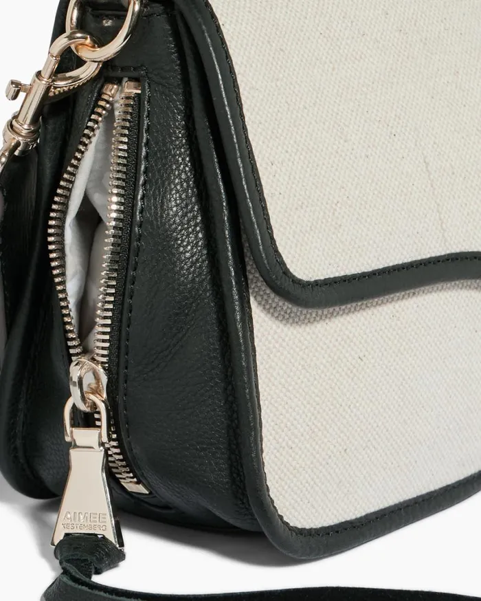 Great Escape Crossbody Canvas Black Women Aimee Kestenberg Crossbody Bags