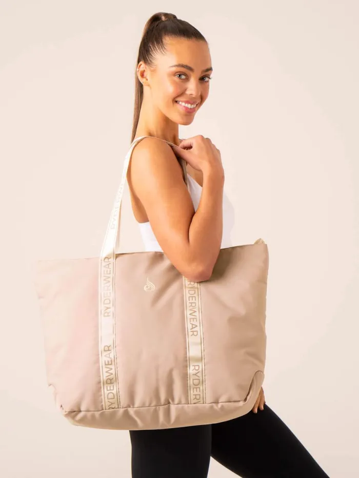 Gym Bags Womens Ryderwear On The Go Tote Bag Oatmeal