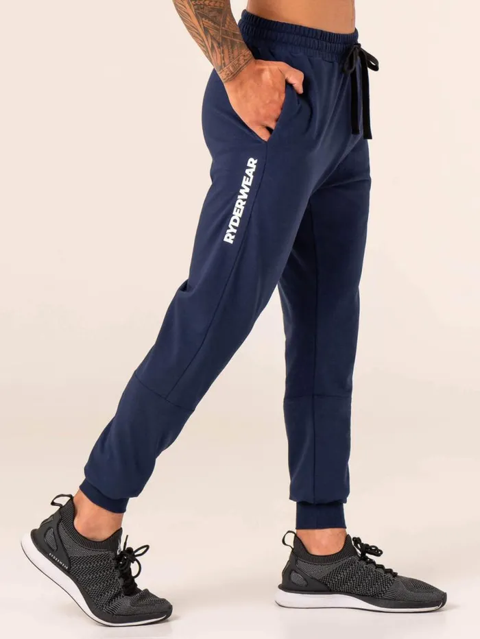 Gym Pants Mens Ryderwear Emerge Track Pant Navy
