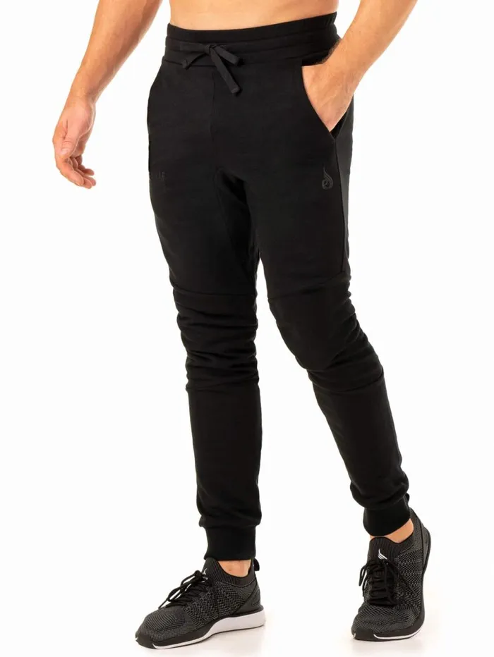Gym Pants Mens Ryderwear Limitless Track Pant Black