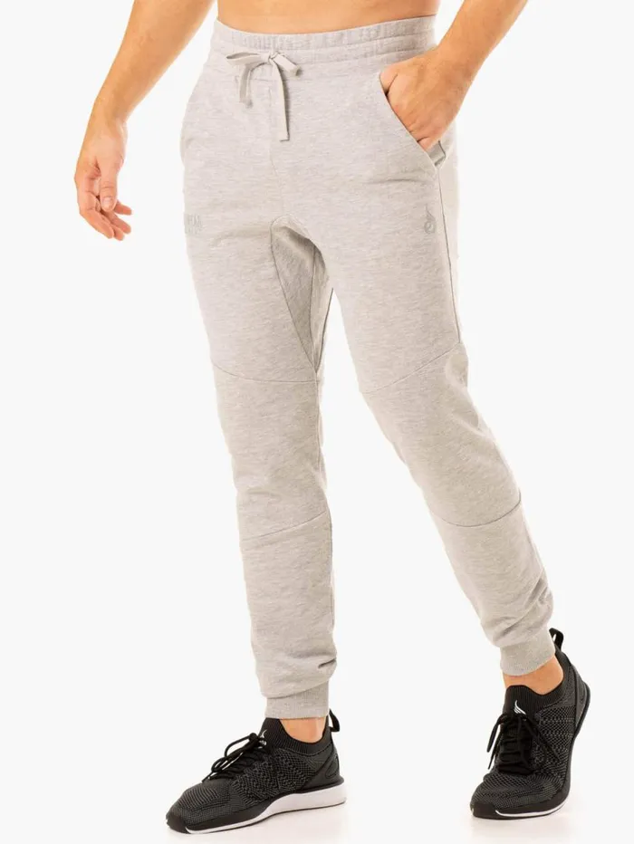 Gym Pants Mens Ryderwear Limitless Track Pant Grey Marl
