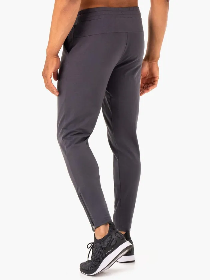 Gym Pants Mens Ryderwear Optimal Gym Track Pant Charcoal