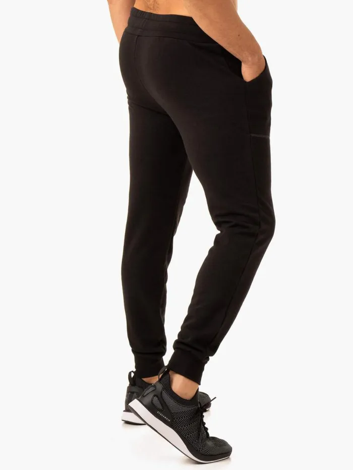 Gym Pants Mens Ryderwear Vital Track Pant Faded Black