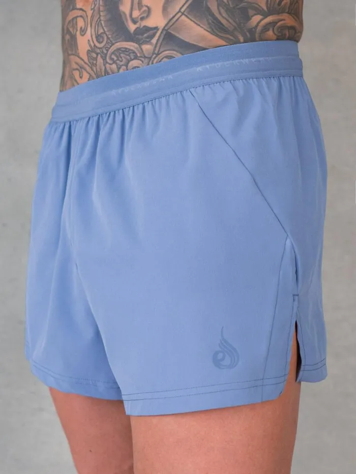 Gym Shorts Mens Ryderwear 3034 Training Shorts Denim Blue