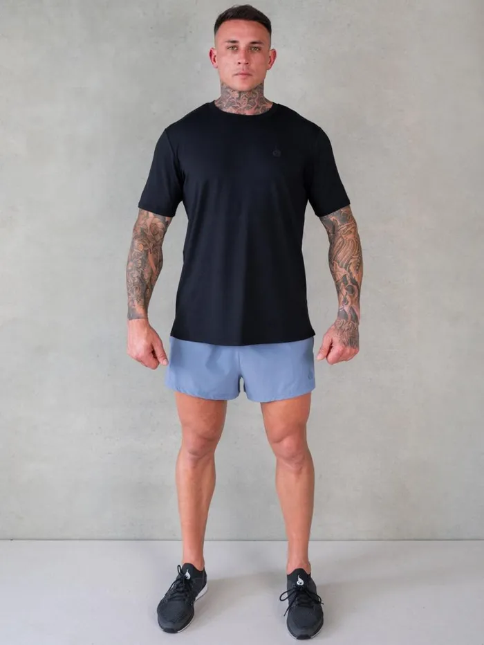 Gym Shorts Mens Ryderwear 3034 Training Shorts Denim Blue