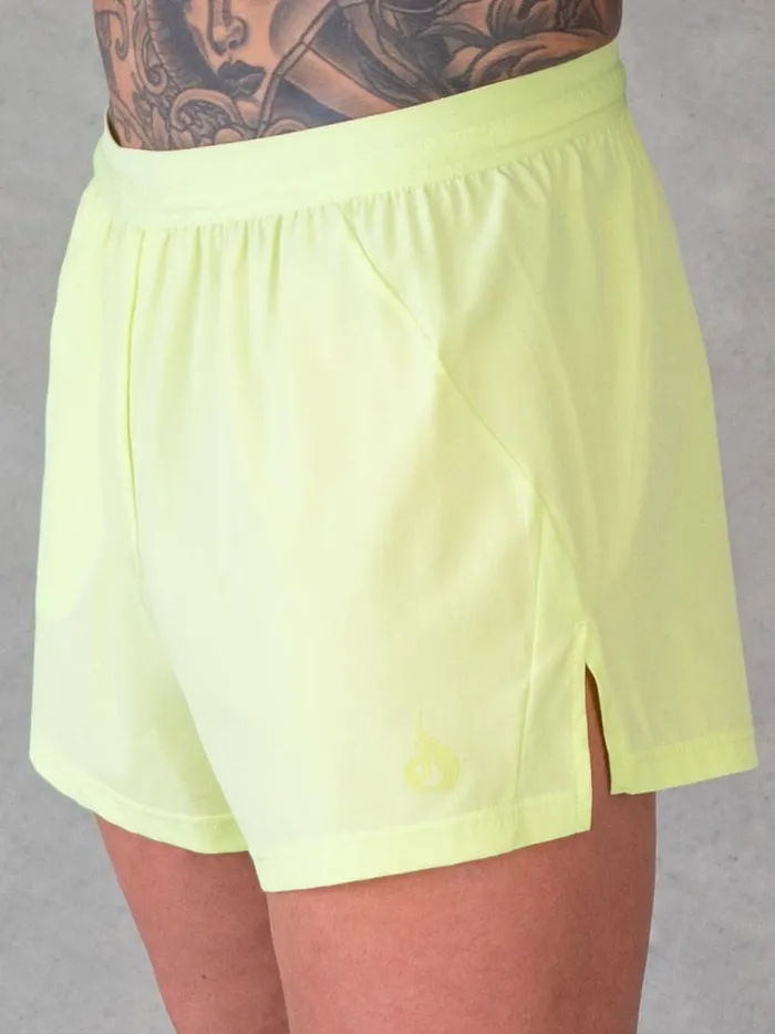 Gym Shorts Mens Ryderwear 3034 Training Shorts Lime
