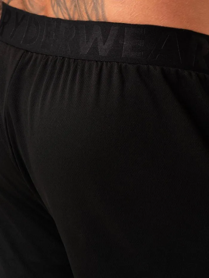 Gym Shorts Mens Ryderwear Action Mesh Short Black