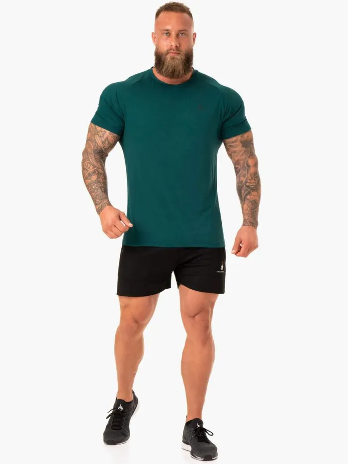 Gym Shorts Mens Ryderwear Action Mesh Short Black