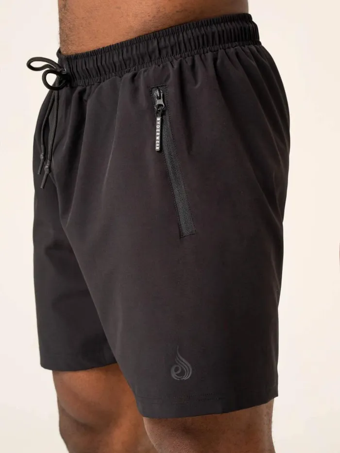 Gym Shorts Mens Ryderwear Adapt Training Short Black