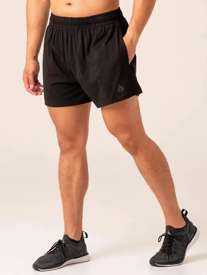 Gym Shorts Mens Ryderwear Advance Arnie Short Black