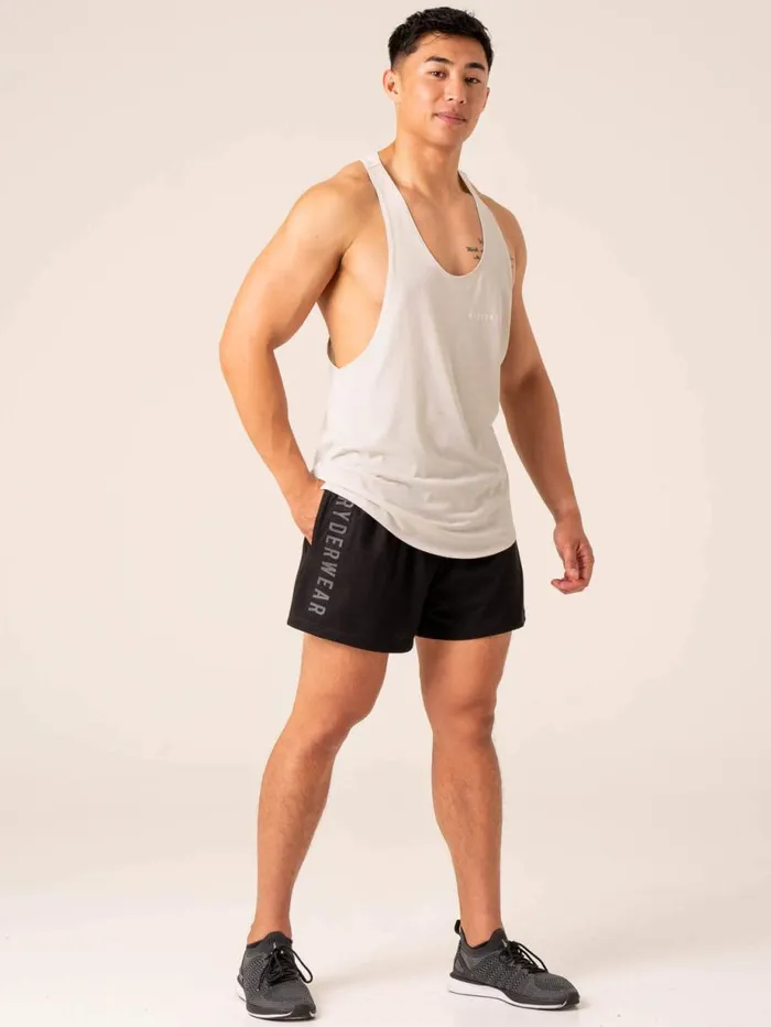 Gym Shorts Mens Ryderwear Advance Arnie Short Black