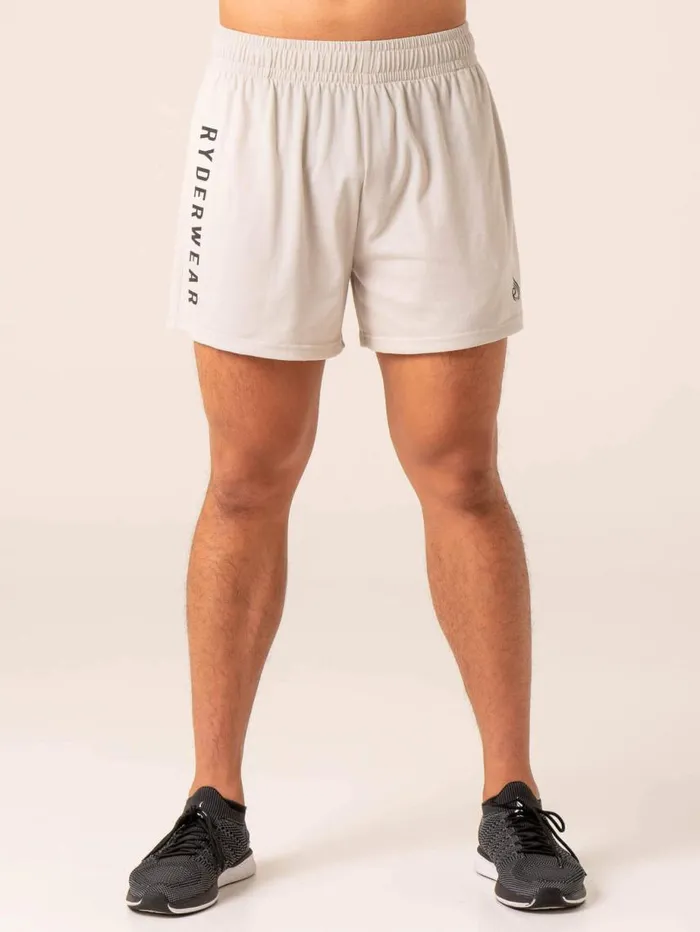 Gym Shorts Mens Ryderwear Advance Arnie Short Stone