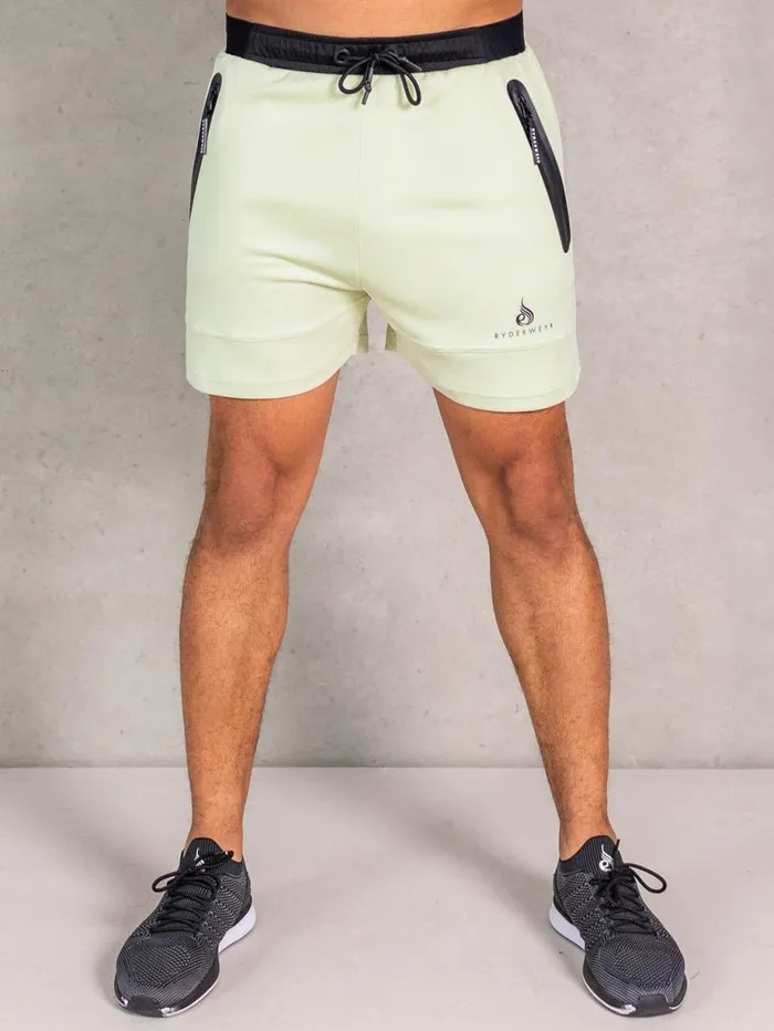 Gym Shorts Mens Ryderwear Advance Mesh Short Matcha