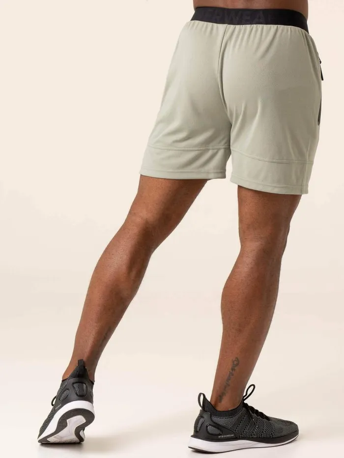 Gym Shorts Mens Ryderwear Advance Mesh Short Sage